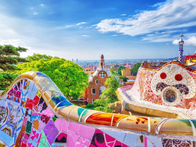 Een bezoek aan het Italiaanse Parc Güell!