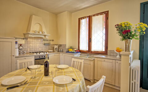 Accommodatie Casa Rossa 7: Keuken, Lunchroom