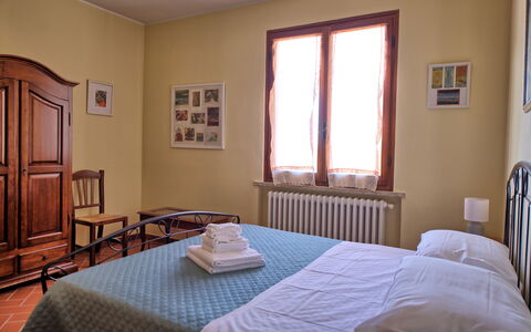 Accommodatie Casa Rossa 6: slaapkamer