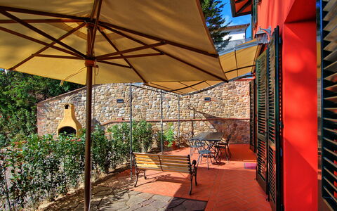 Accommodatie Casa Rossa 4: Balkon / terras / patio