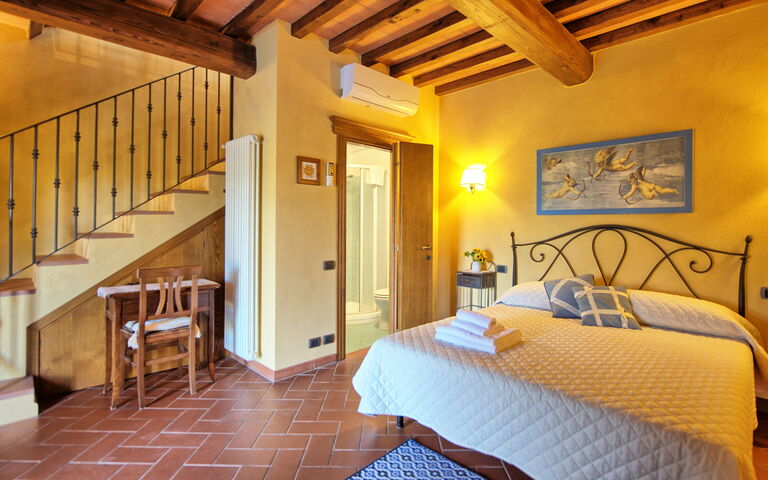 Accommodatie Casa Rossa 3: slaapkamer