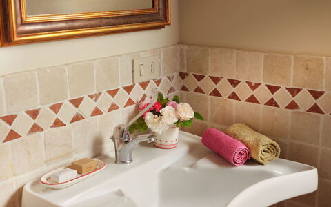 Accommodatie Pozzo Dei Desideri 1: Badkamer