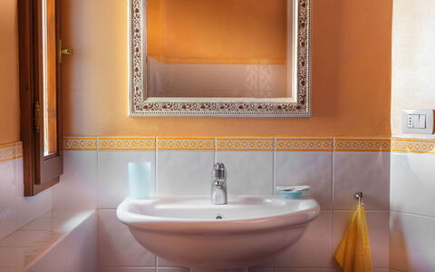 Accommodatie Pozzo Dei Desideri 2: Badkamer