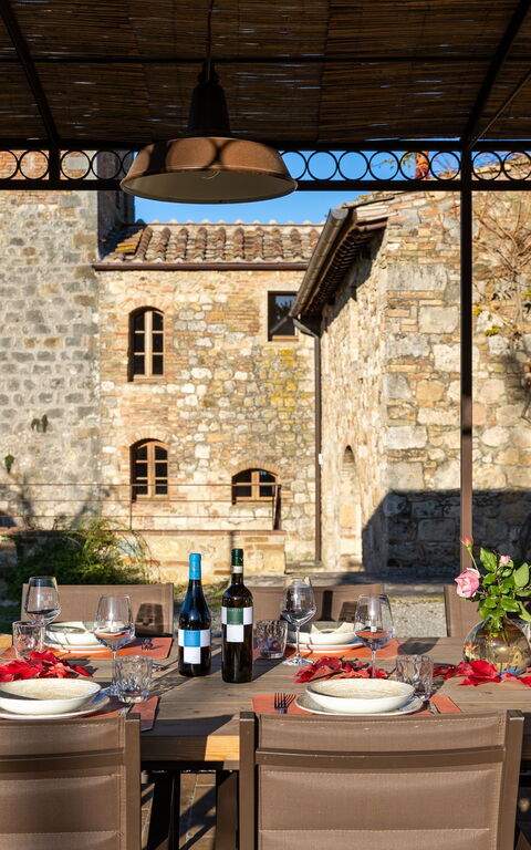 Villa Simone: Buitenkanten, Buitenshuis