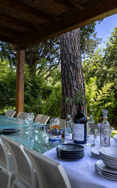 Villa Orchidea: Balkon / terras / patio, Buitenkanten, Buitenshuis