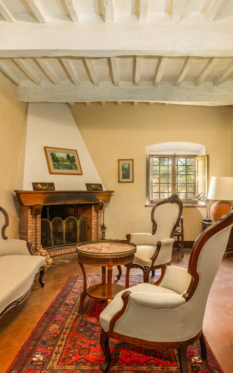 Villa Orchidea: Woonkamer