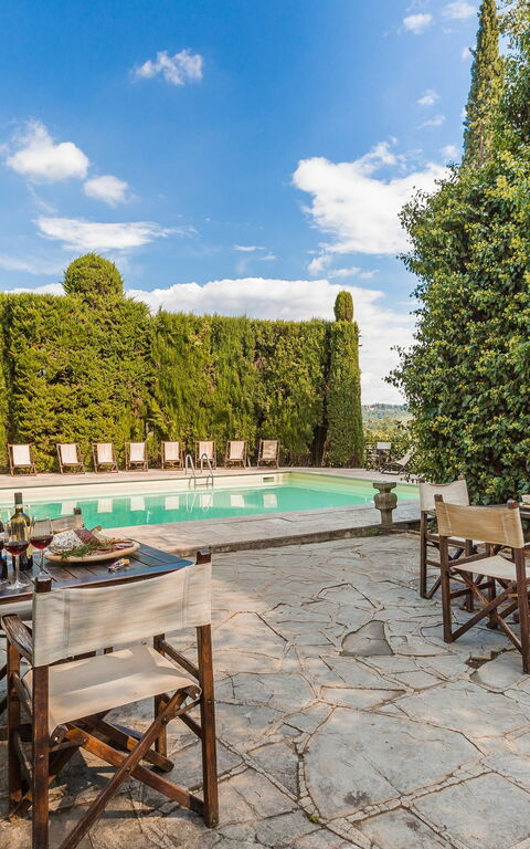 Montegufoni: zwembad