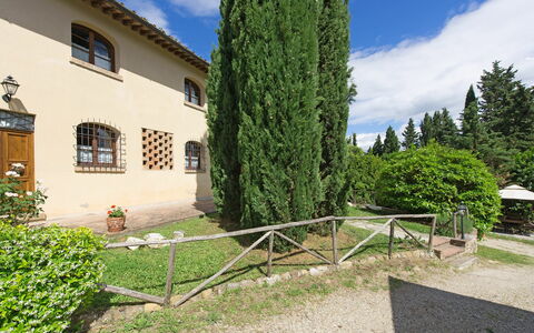 Accommodatie Villa Acciaioli: Buitenkanten, Buitenshuis, Tuin