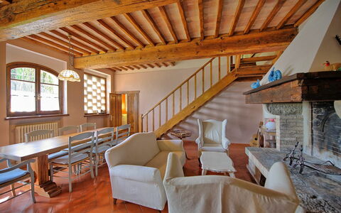 Accommodatie Villa Acciaioli: Lunchroom, Woonkamer