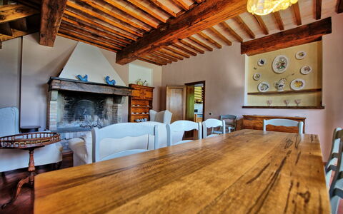 Accommodatie Villa Acciaioli: Lunchroom, Woonkamer