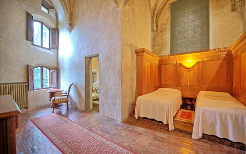 Accommodatie Montegufoni 3: slaapkamer