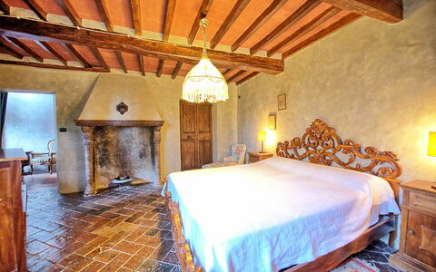 Accommodatie Montegufoni 3: slaapkamer