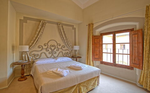 Accommodatie Montegufoni 27: slaapkamer