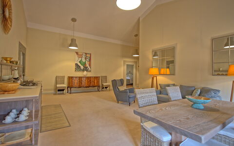 Accommodatie Montegufoni 27: Keuken, Lunchroom, Woonkamer