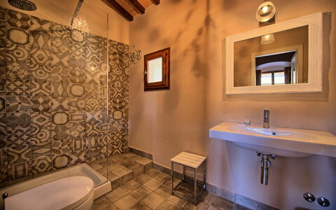 Accommodatie Montegufoni 29: Badkamer