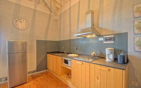 Accommodatie Acciaioli 14: Keuken, Lunchroom, Woonkamer