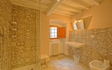 Accommodatie Bellavista: Badkamer