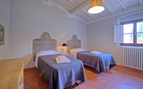 Accommodatie Acciaioli 4: slaapkamer