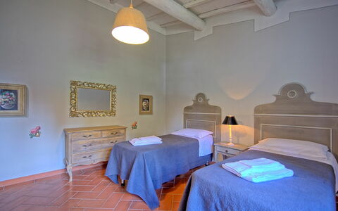 Accommodatie Acciaioli 4: slaapkamer