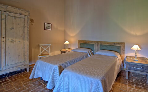 Accommodatie Montegufoni 30: slaapkamer