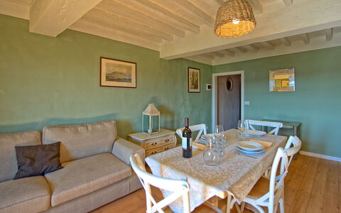 Accommodatie Bellavista: Lunchroom, Woonkamer