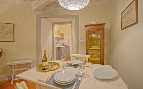 Accommodatie Camino: Lunchroom, slaapkamer