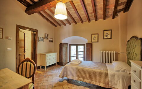 Accommodatie Montegufoni 19b: slaapkamer