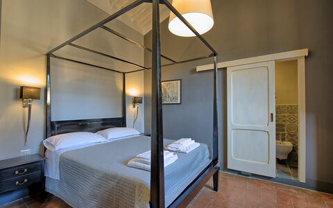 Accommodatie Montegufoni 22: slaapkamer