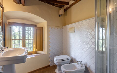 Accommodatie Galleria: Badkamer