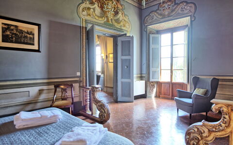 Accommodatie Montegufoni 7: slaapkamer