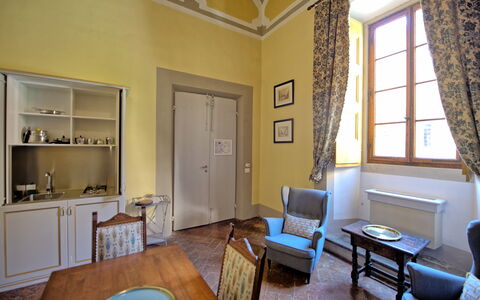 Accommodatie Guardiano: Keuken, Lunchroom, Woonkamer