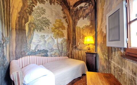 Accommodatie Fattoressa: slaapkamer