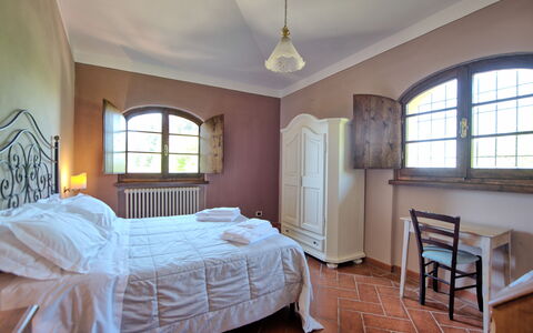 Accommodatie Villa Acciaioli: slaapkamer