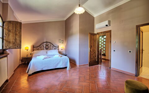 Accommodatie Villa Acciaioli: slaapkamer
