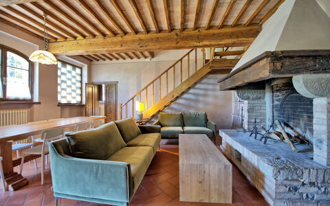 Accommodatie Villa Acciaioli: Lunchroom, Woonkamer