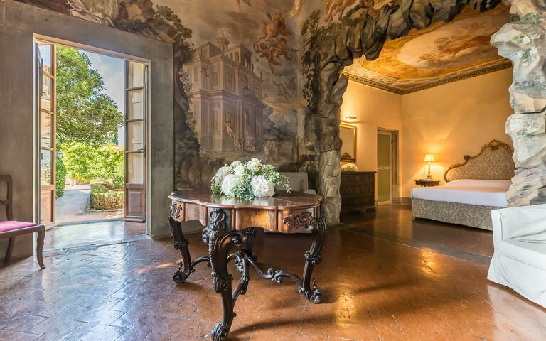 Accommodatie La Grotta: Lunchroom, Woonkamer