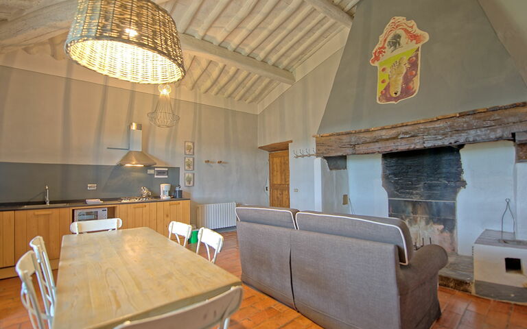 Accommodatie Acciaioli 14: Keuken, Lunchroom, Woonkamer