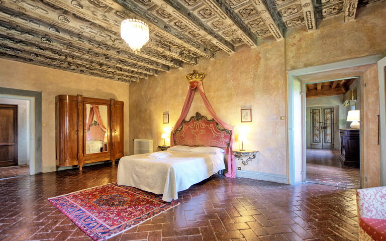 Accommodatie Montegufoni 23: slaapkamer