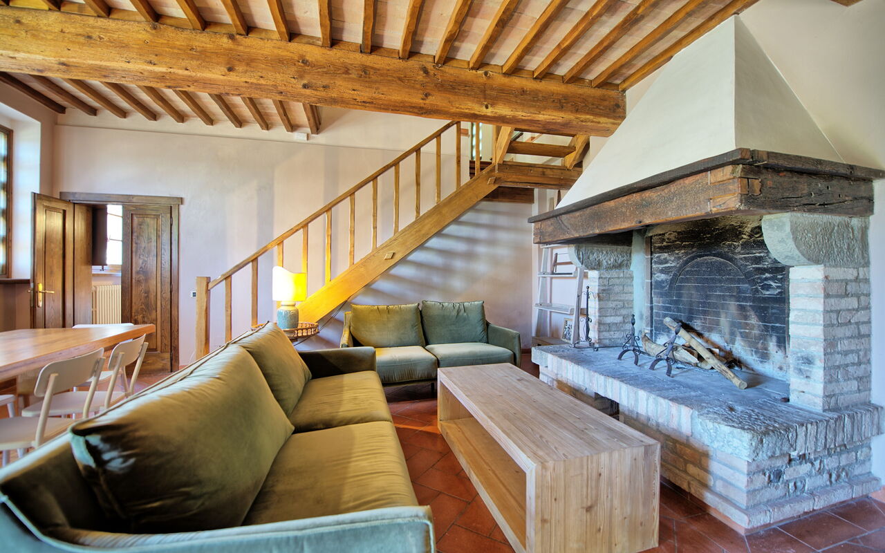 Accommodatie Villa Acciaioli: Lunchroom, Woonkamer