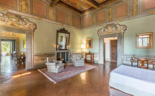 Accommodatie La Grotta: Woonkamer