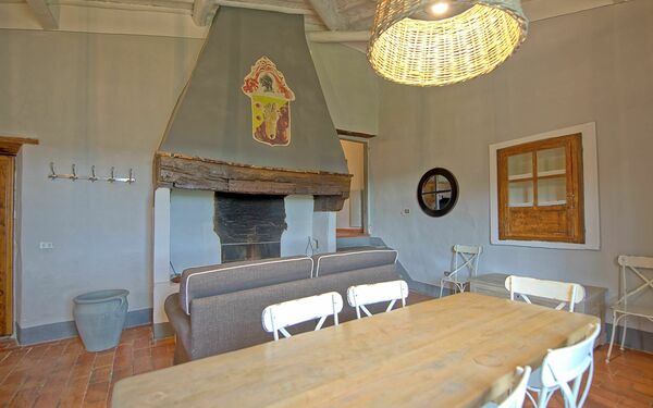 Accommodatie Acciaioli 14: Keuken, Lunchroom, Woonkamer