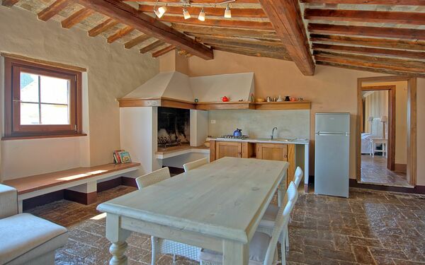 Accommodatie Torre: Keuken, Lunchroom, Woonkamer