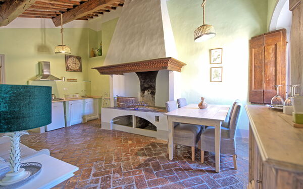 Accommodatie Montegufoni 29: Lunchroom, Woonkamer