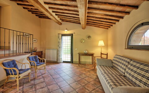 Accommodatie Glicini 2: Woonkamer