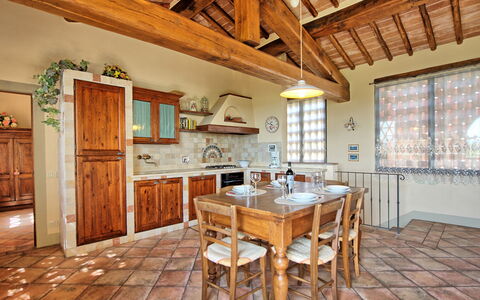 Accommodatie Glicini 3: Keuken, Lunchroom, Woonkamer