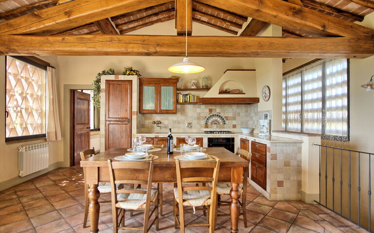 Accommodatie Glicini 3: Keuken, Lunchroom, Woonkamer