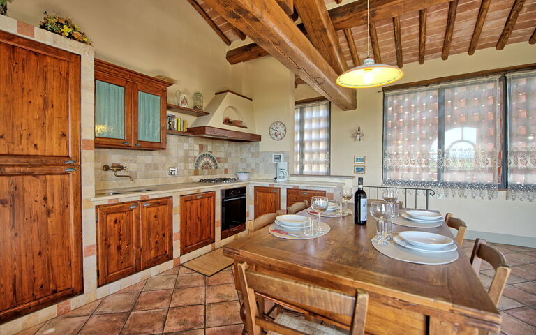 Accommodatie Glicini 3: Keuken, Lunchroom, Woonkamer