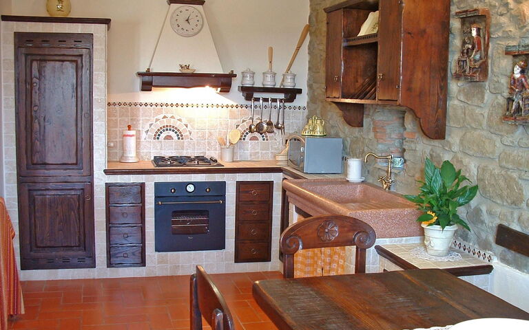 Casa Ivan: Keuken, Lunchroom, Woonkamer