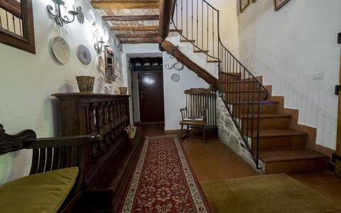 Accommodatie Cornocchio 1: Woonkamer