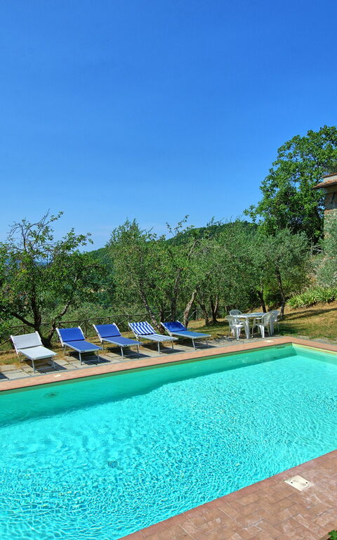 Poggio Conca: Zomer, zwembad